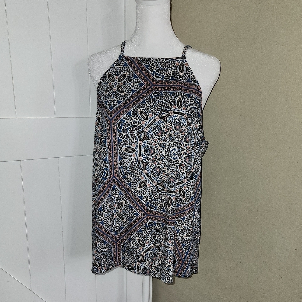 StitchFix Patterned Halter Neck Women's Top